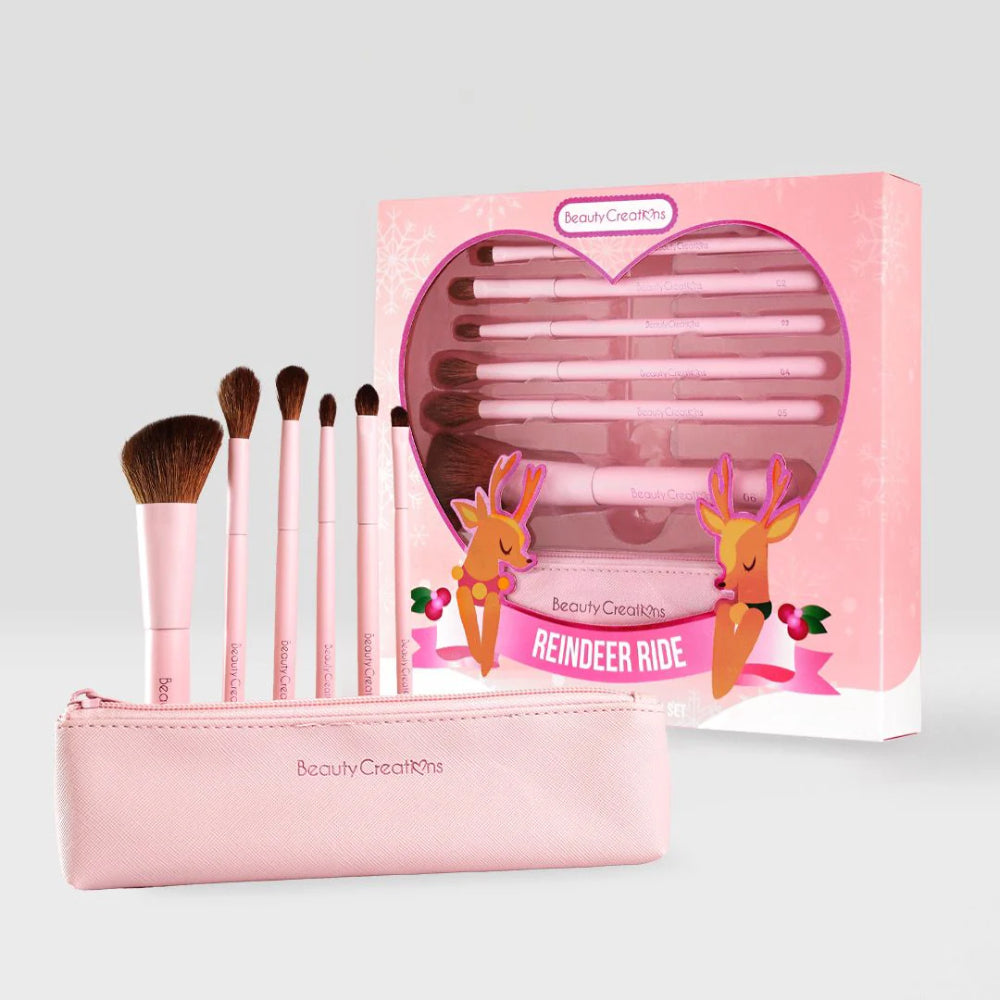Beauty Creation Reindeer Ride Brush (6 Piece) Set