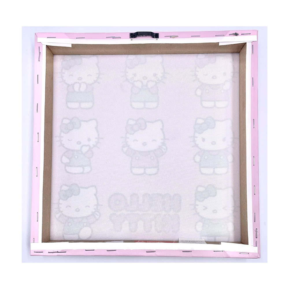 Sanrio Hello Kitty Sweet Kaiju Pastel 12" x 12" Canvas Wall Art - Pink