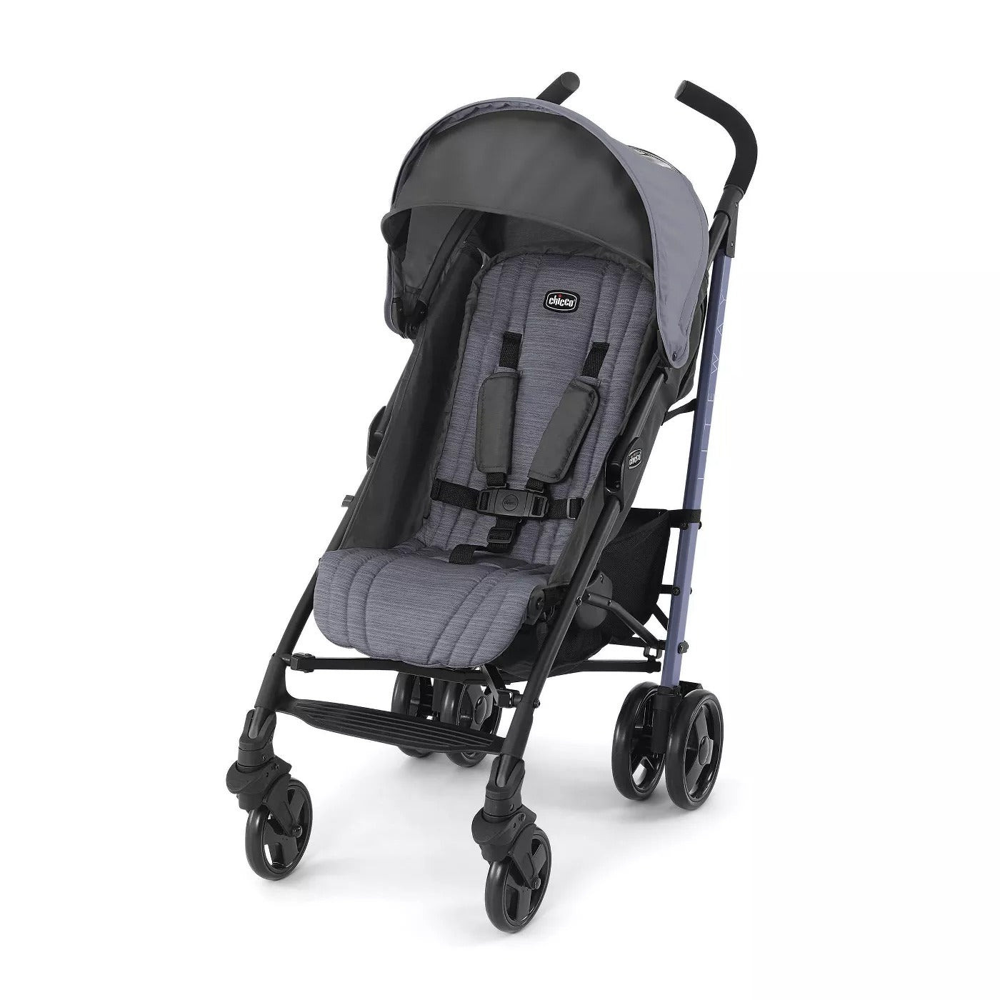 Chicco Liteway Compact Fold Aluminum Stroller-Fog