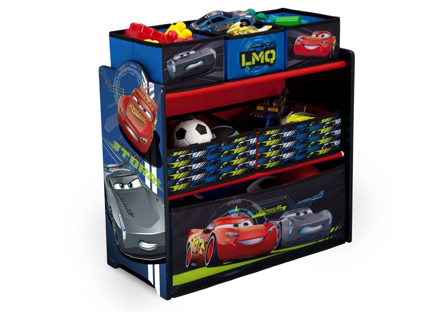 Cars Multi-Bin Toy Organizer
