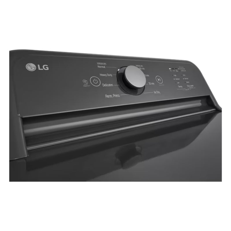 LG DLG6101M 7.3 cu. ft. Ultra Large Capacity Rear Control Gas Dryer - Monochrome Gray