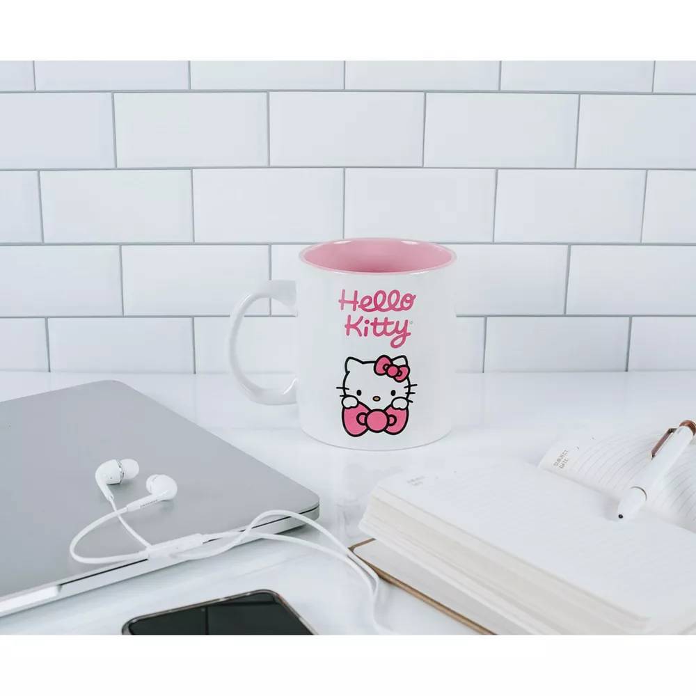 Sanrio Hello Kitty 20 oz Ceramic Mug - Pink