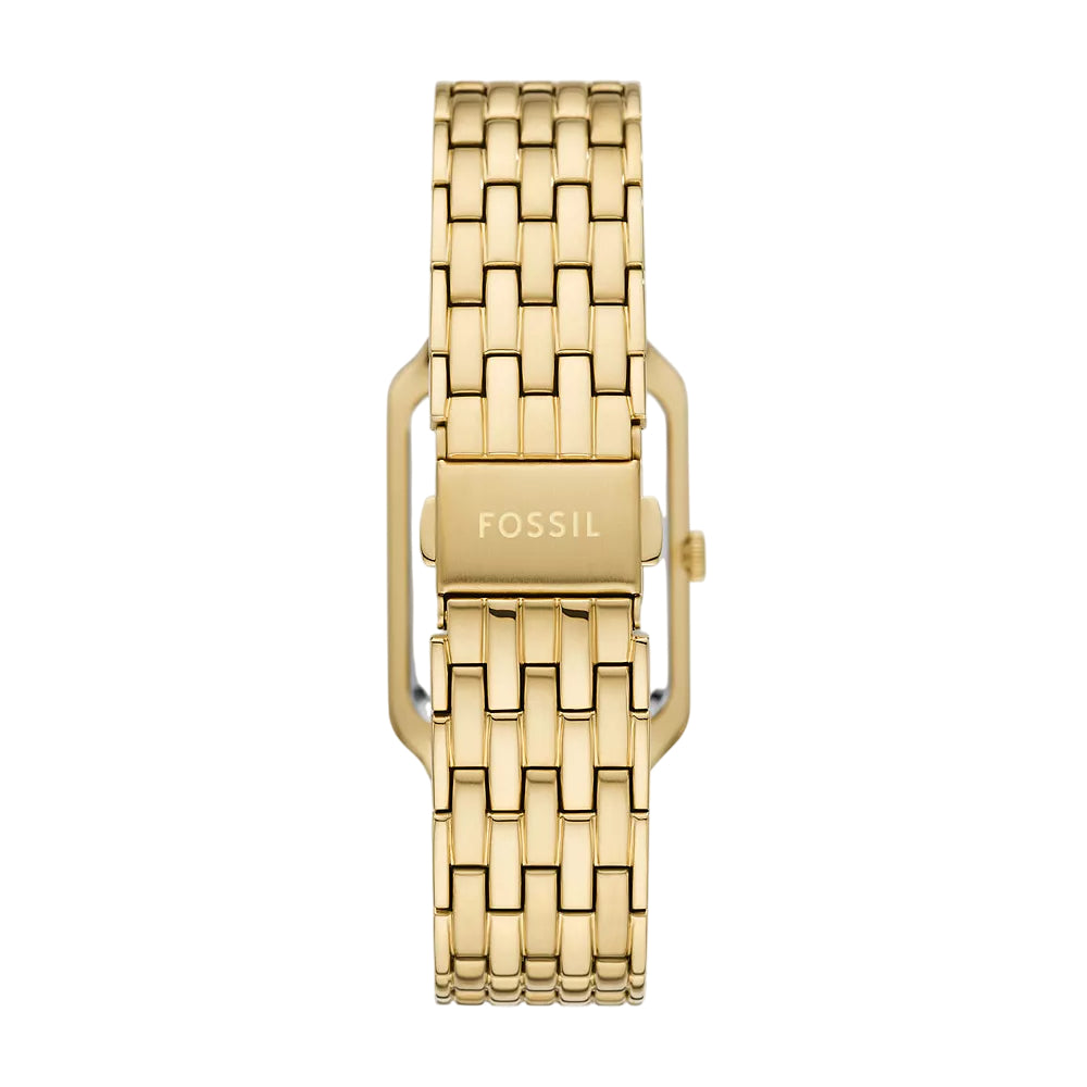 Fossil Raquel Women's 26mm Gold Bracelet Watch - White Mother of Pearl Dial