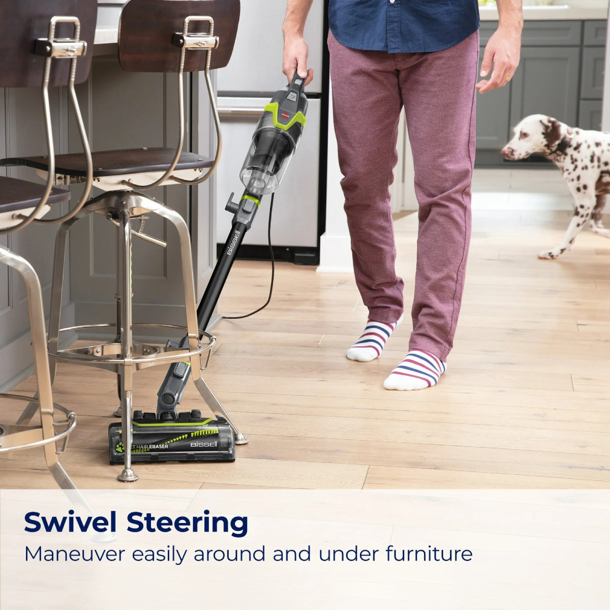 Bissell 3875 Pet Hair Eraser Vacuum Cleaner - Black