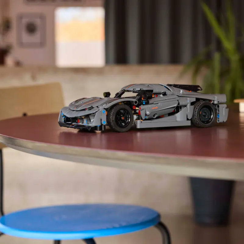 LEGO Technic Koenigsegg Jesko Absolut Hypercar Building Toy (801-Pieces) - Gray