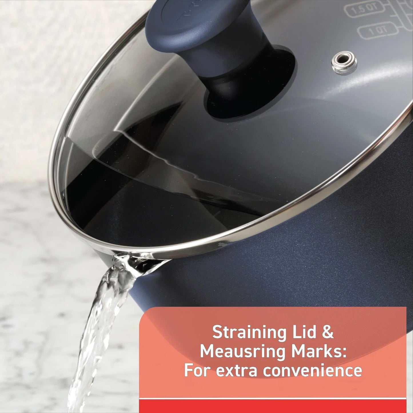 T-Fal Simply Cook Nonstick Cookware Set (14-Pieces) - Blue