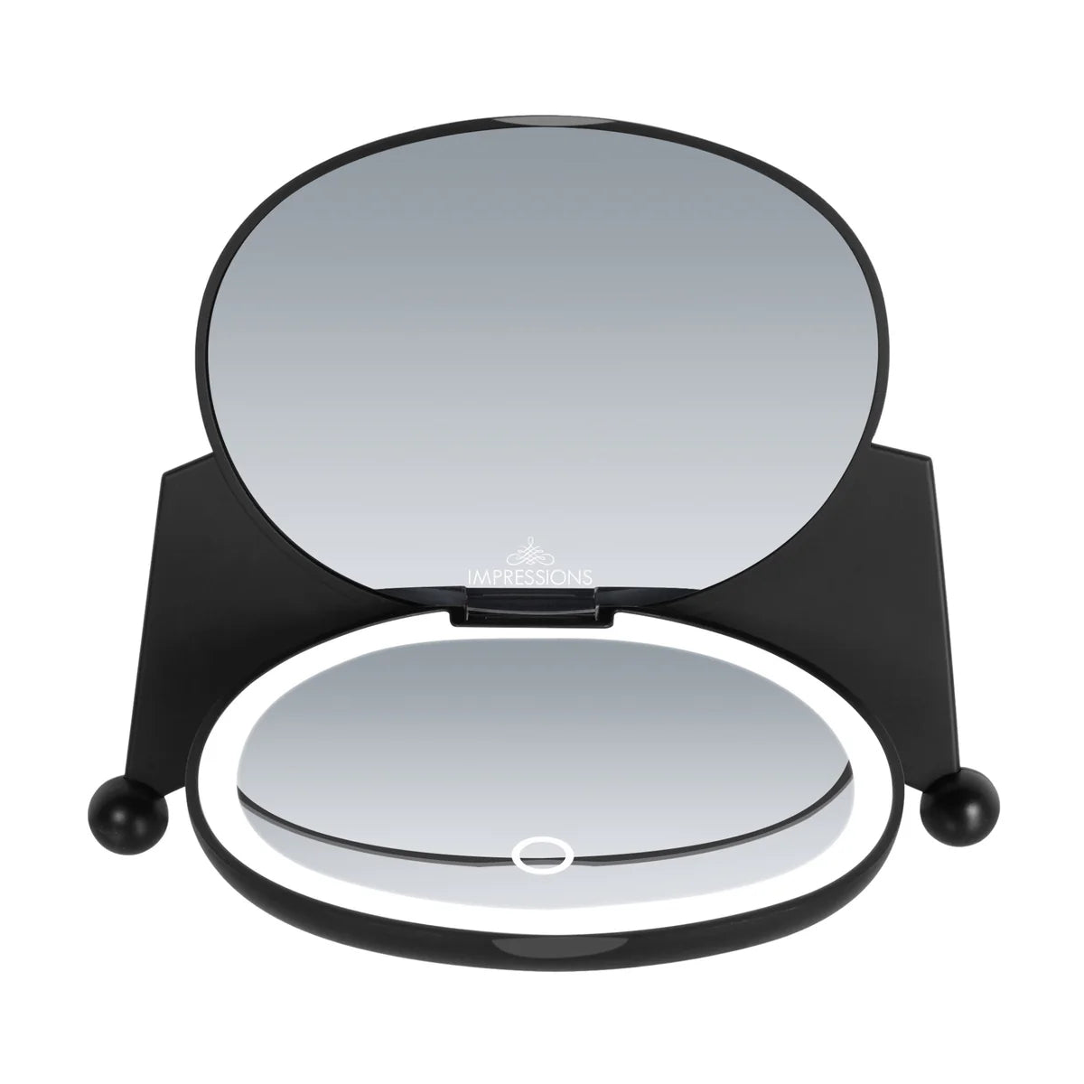 Impressions Vanity Kuromi LED Compact Mirror - Black