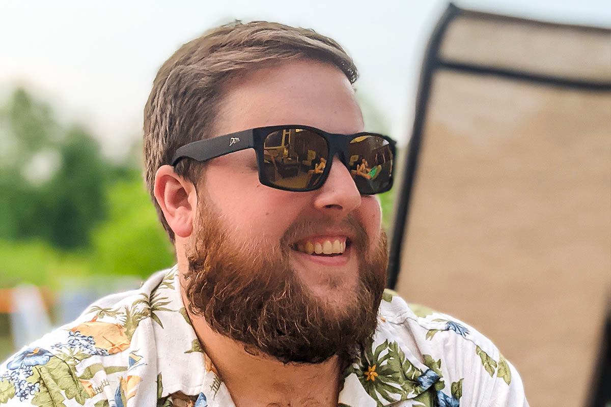 Big Kahuna XL - Matte Black - 24k Gold Polarized