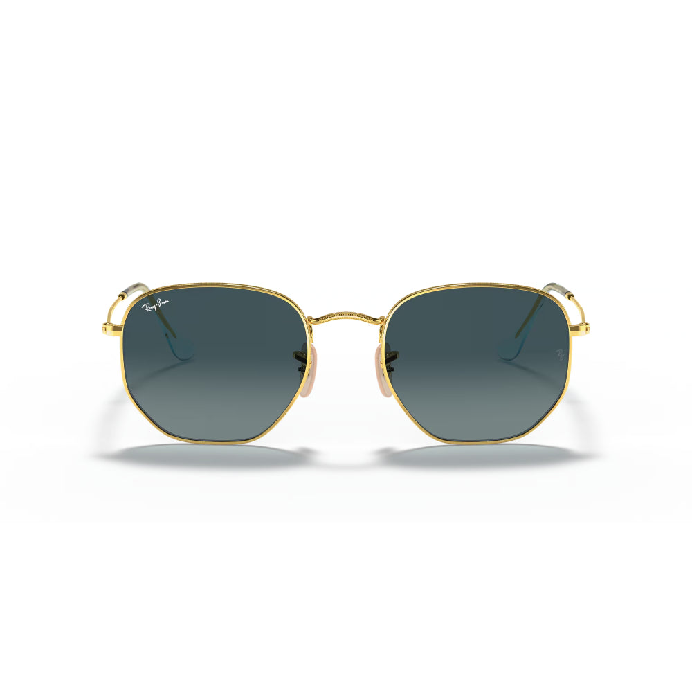 Ray-Ban Hexagonal Flat Lenses Man RB3548 Geometric Solid Color Sunglasses