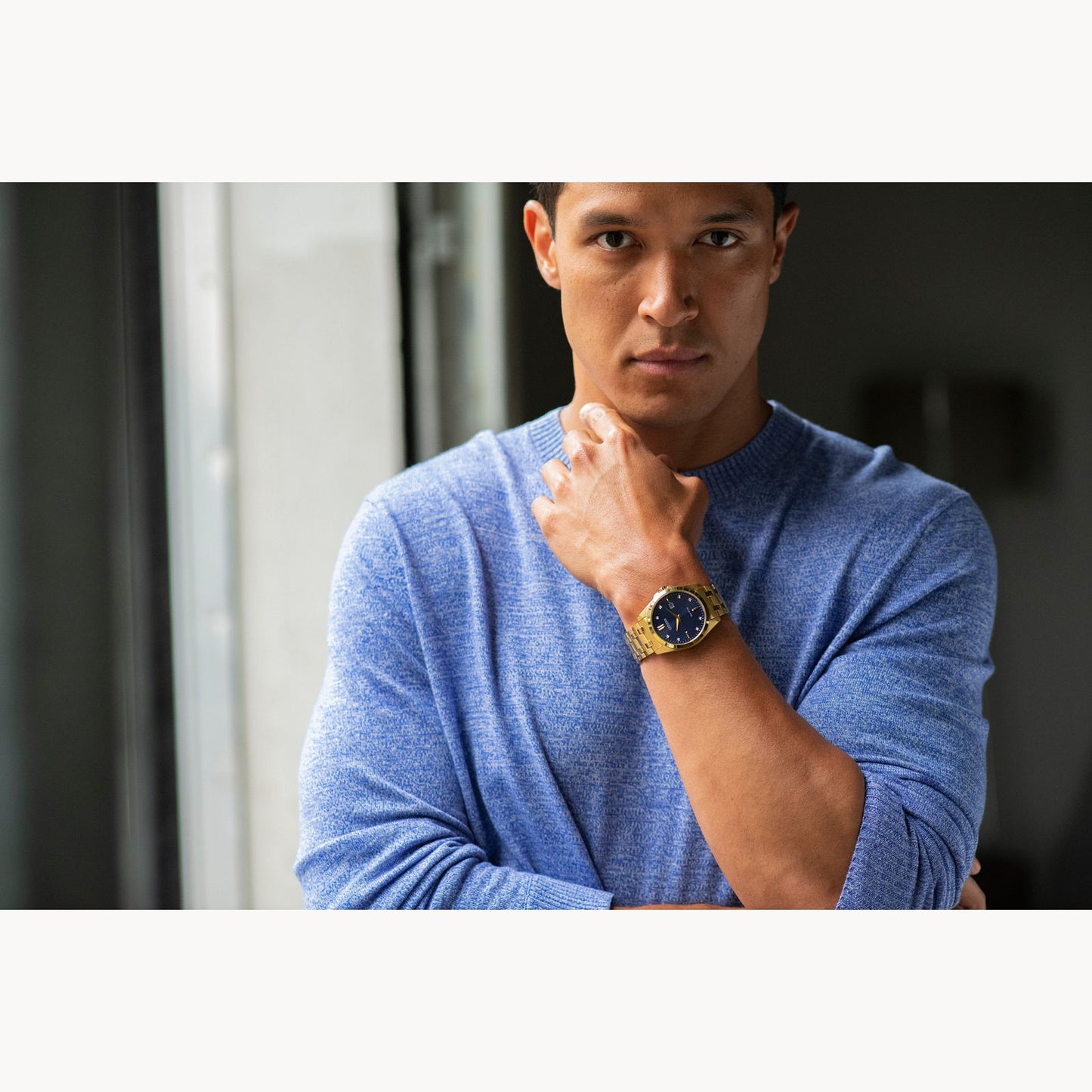 Citizen Peyten Men's 41mm Eco-Drive Stainless Steel Bracelet Watch - Blue Dial - Curacao