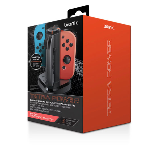 DreamGear Power Quad Port Charging Dock for Nintendo Switch - Curacao