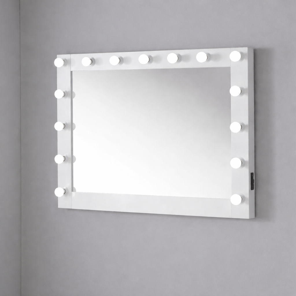 Espejo de 3 mm con 15 bombillas de Furniture of America