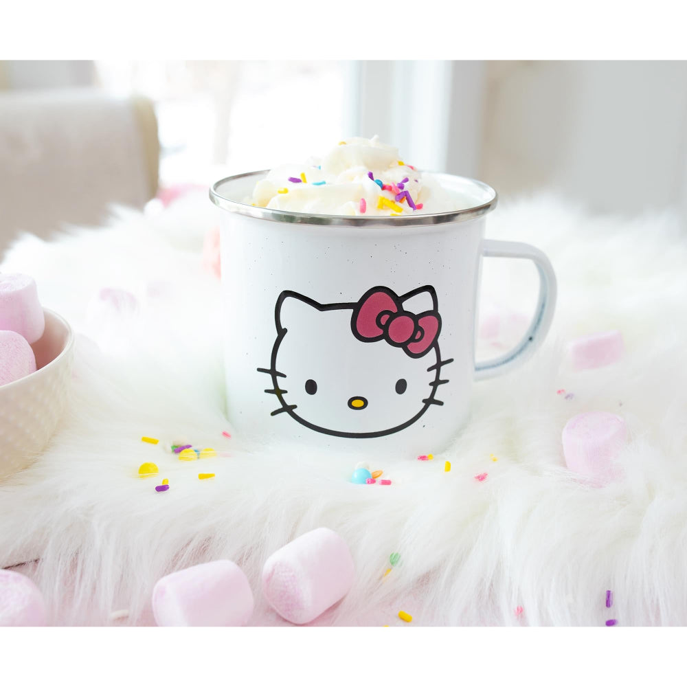 Sanrio Hello Kitty 20 oz Ceramic Camper Mug - White
