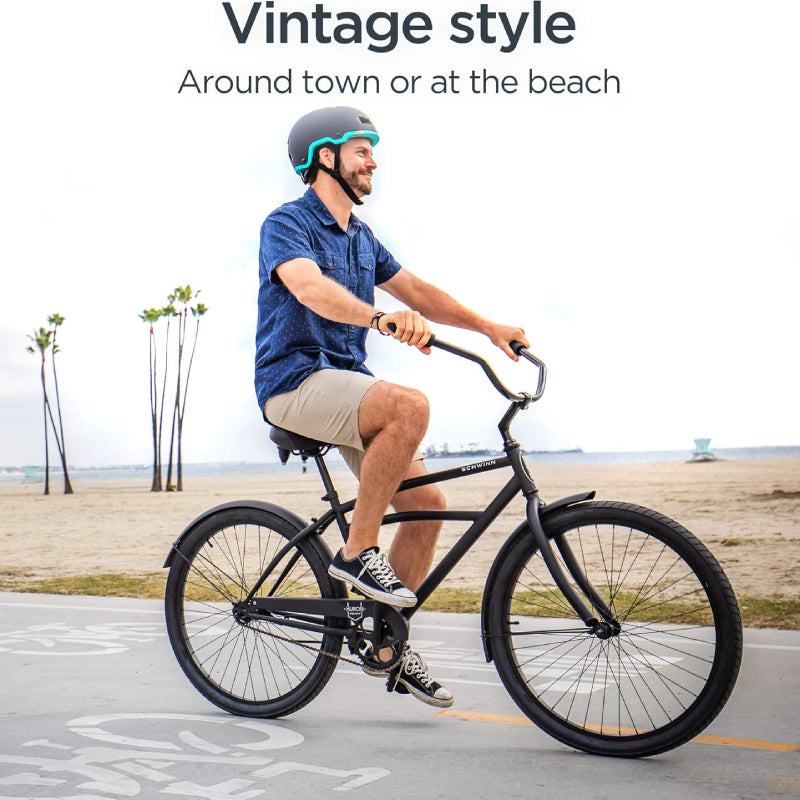SCHWINN 26" Huron Cruiser Bike - Black