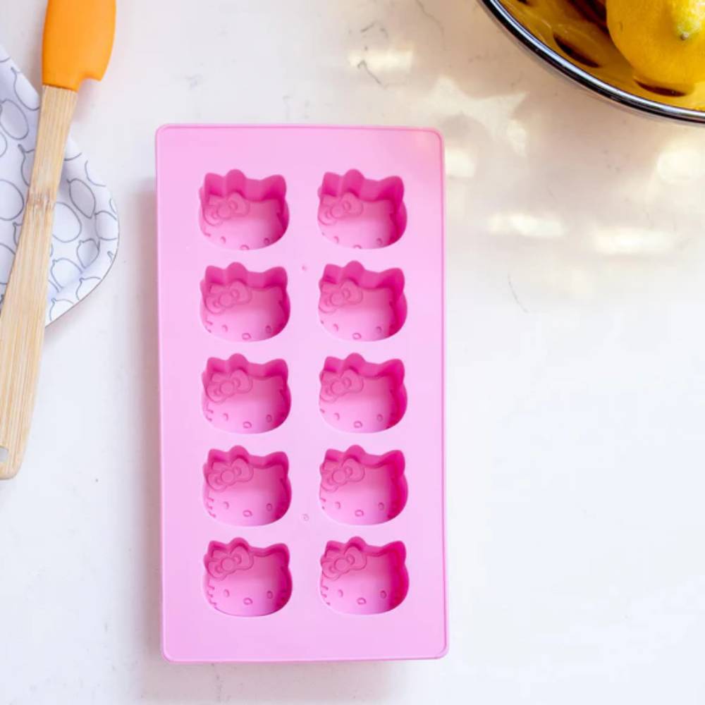 Sanrio Hello Kitty Silicone Mold Ice Cube Tray - Pink