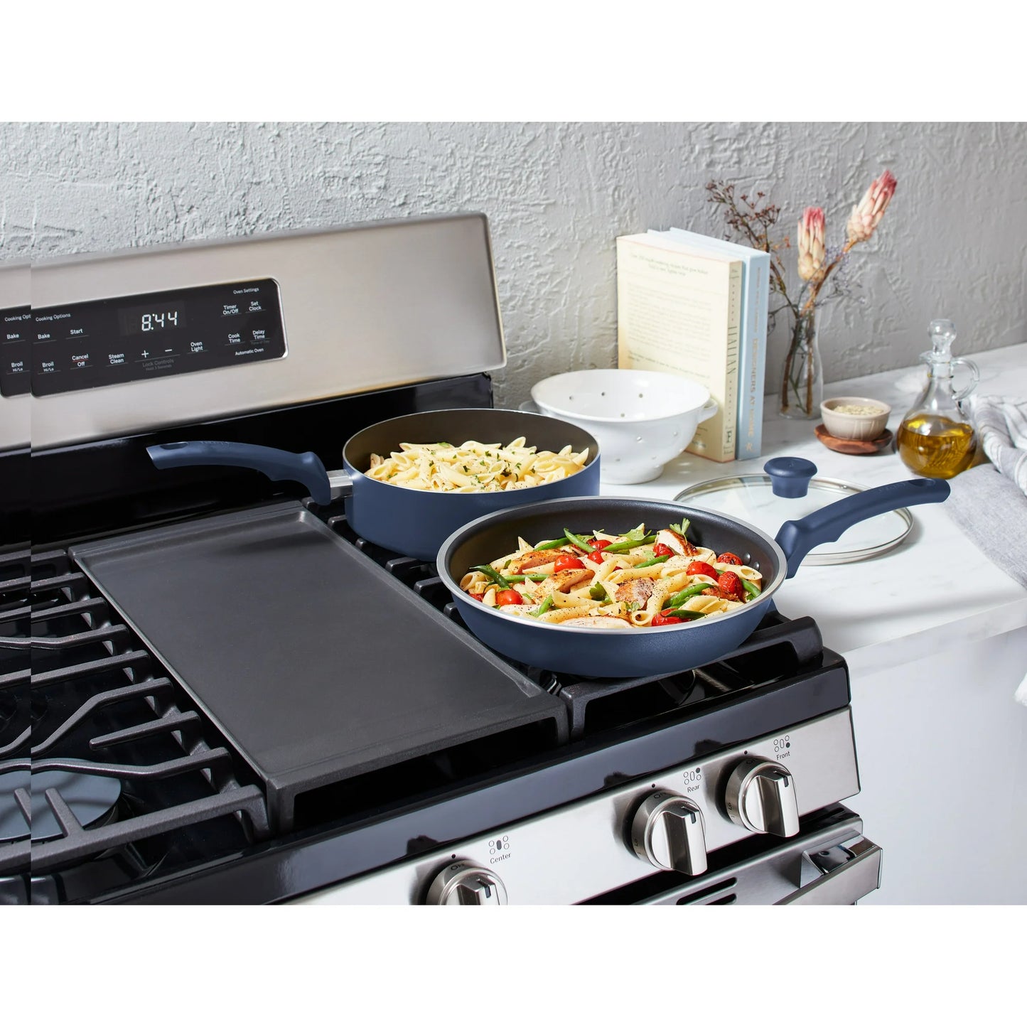 T-Fal Simply Cook Nonstick Cookware Set (14-Pieces) - Blue