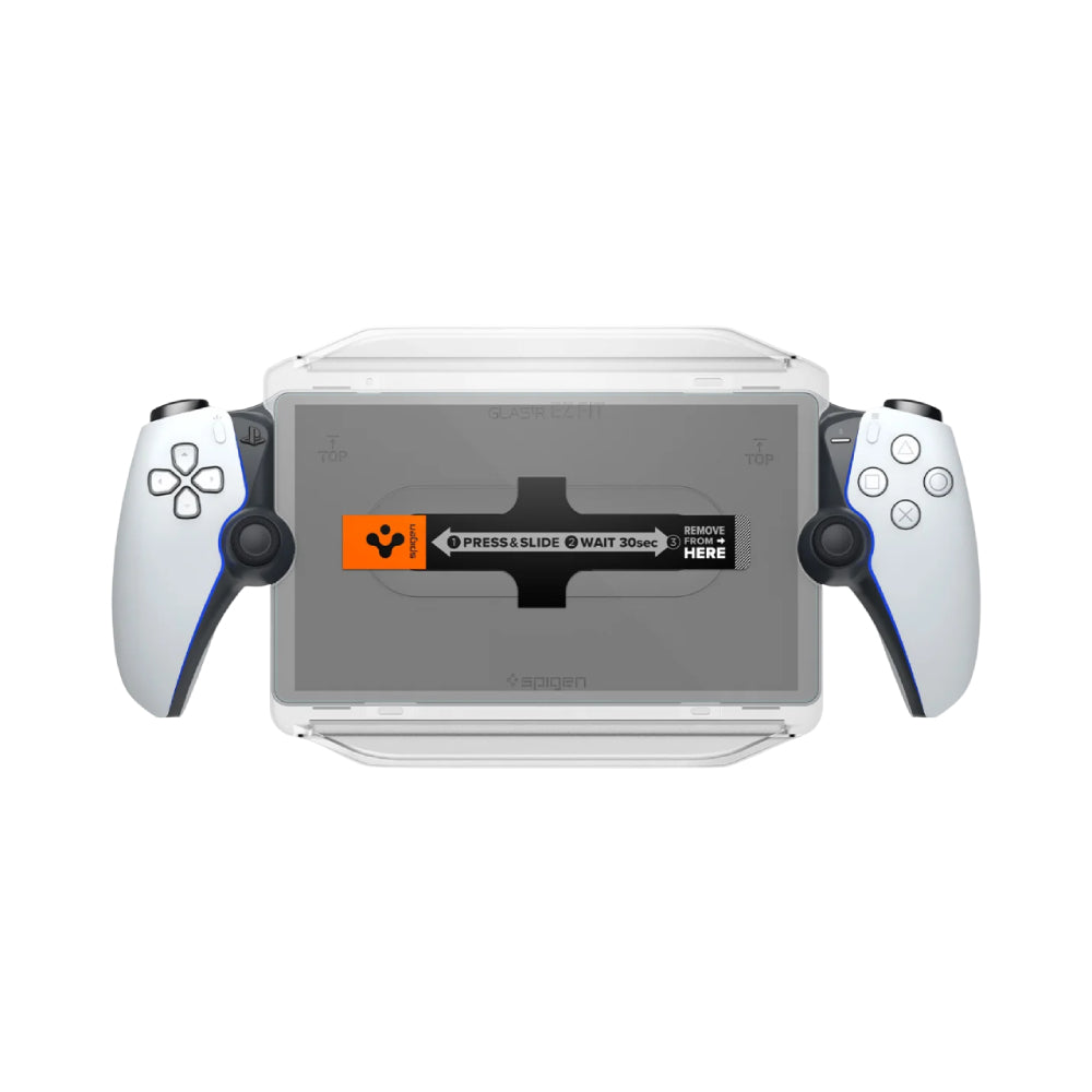 Spigen GLAS.tR EZ Fit Screen Protector for PlayStation Portal - Clear