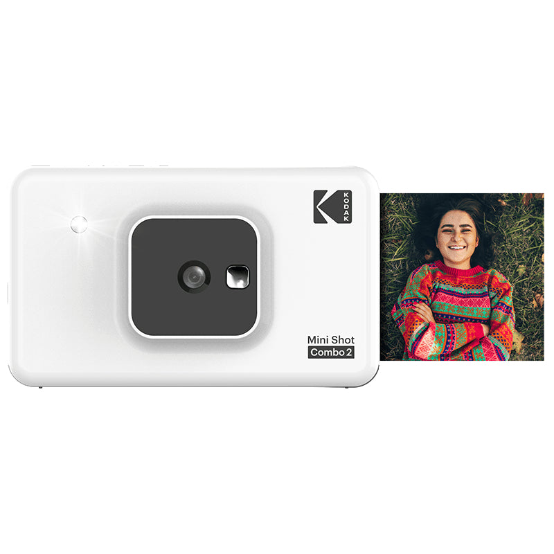 スマホアクセサリー Kodak Instant 2 in 1 Camera (C210) KODAK C210YE インスタントプリンター、簡単接続!
