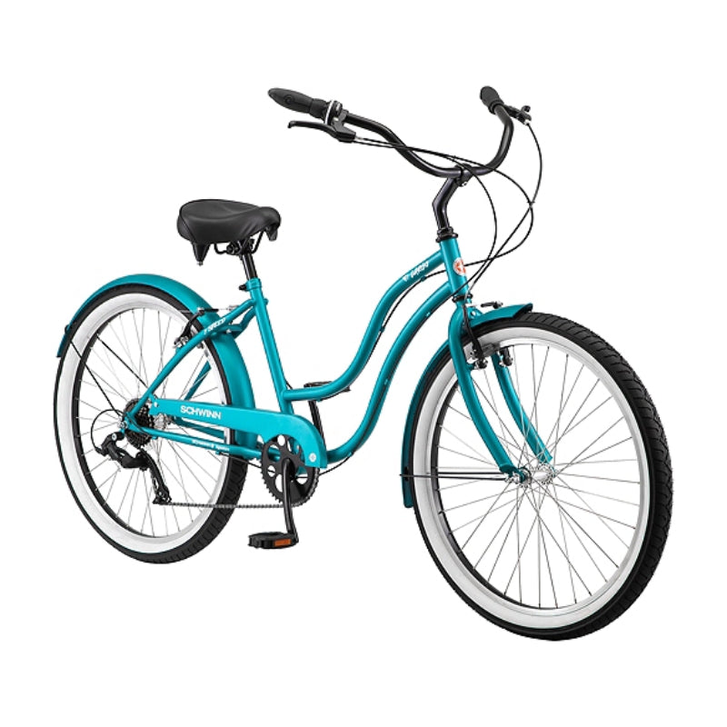 SCHWINN 26'' Signature Largo 7 Cruiser Bike - Sea Blue