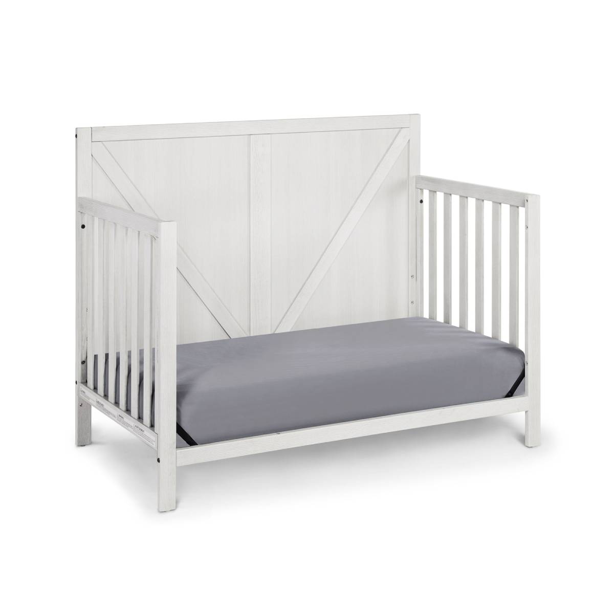 Suite Bebe Barnside 4-in-1 Convertible Crib - Washed Gray
