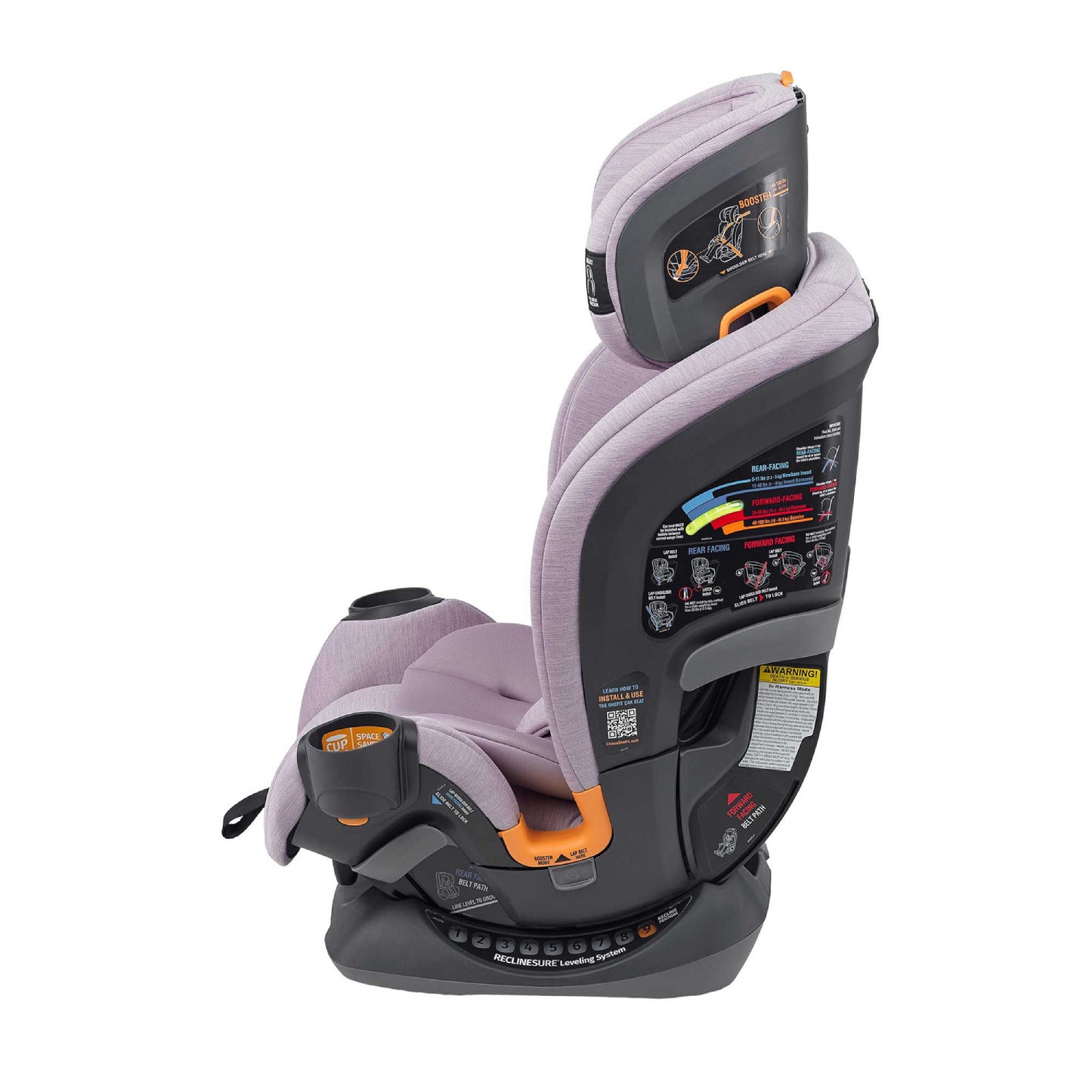 Chicco OneFit ClearTex All-in-One Car Seat - Lilac