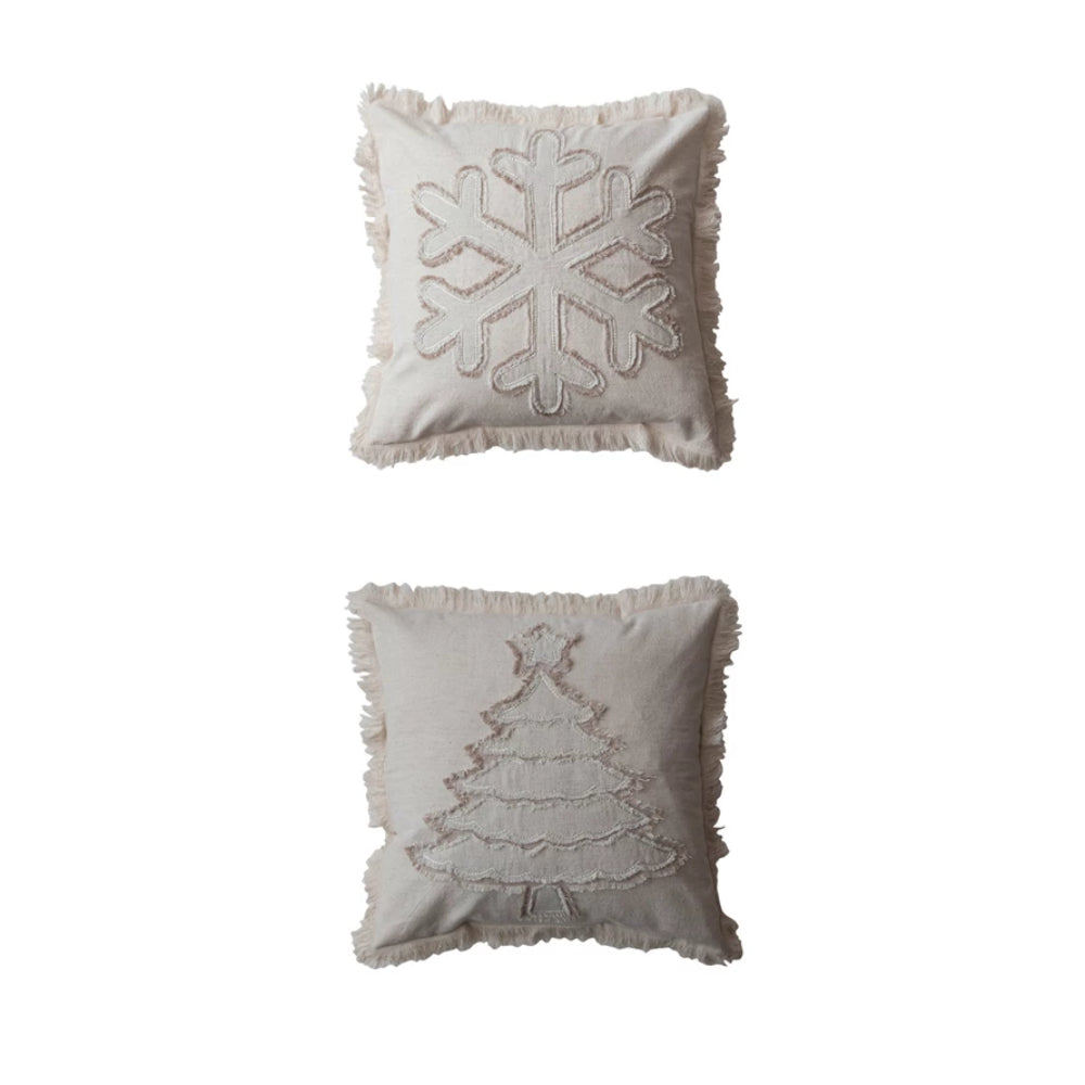 Creative Co-op Pillow (Set of 2) - White