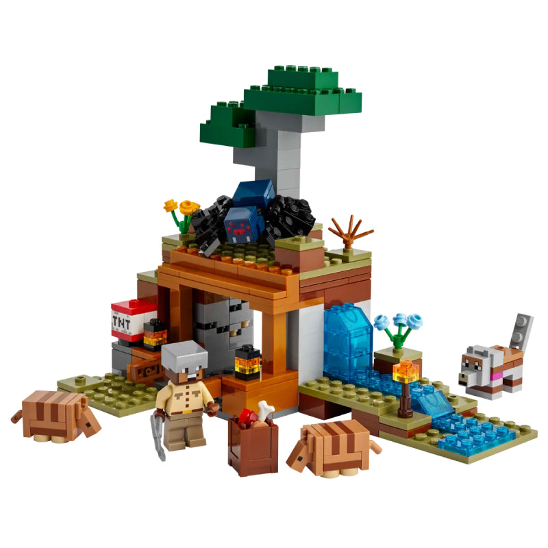 LEGO Minecraft The Armadillo Mine Expedition Building Toy Set (247-Pieces)