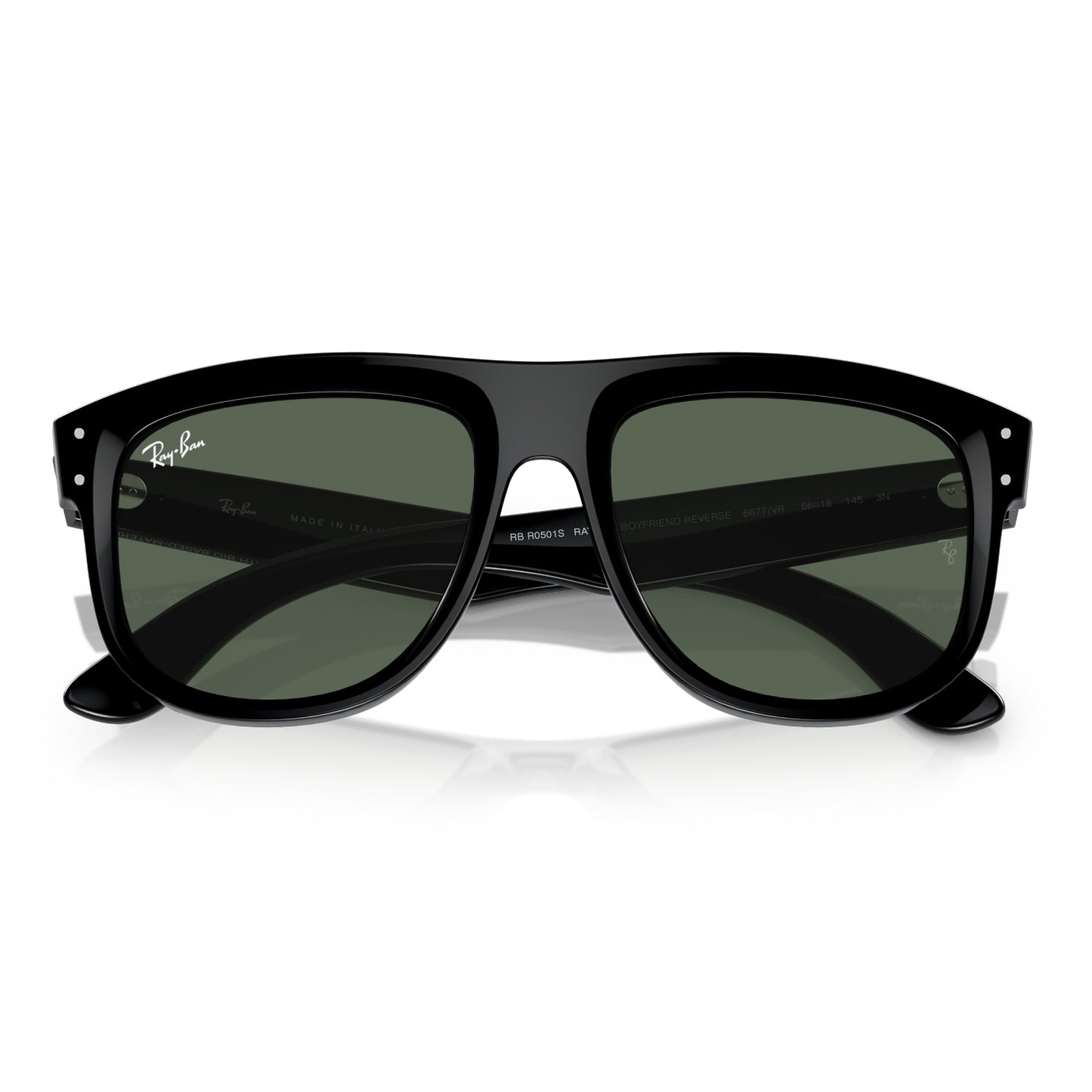 Ray-Ban Boyfriend Reverse Unisex RBR0501S Square Classic G-15 Sunglasses