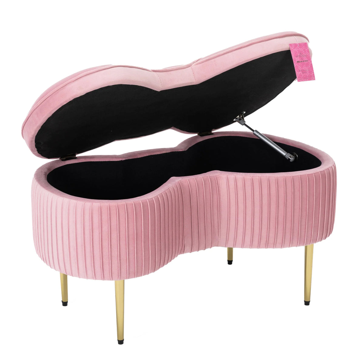Hello Kitty Bow Storage Bench by Impressions Vanity - Pink