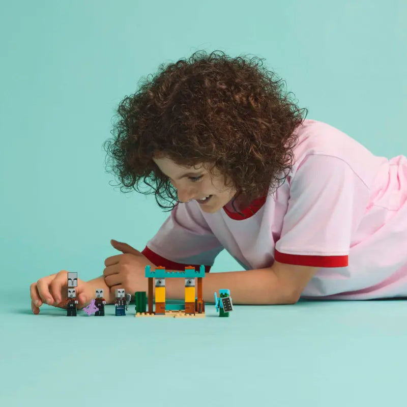 LEGO Minecraft The Illager Desert Patrol Building Toy Set (105-Pieces)