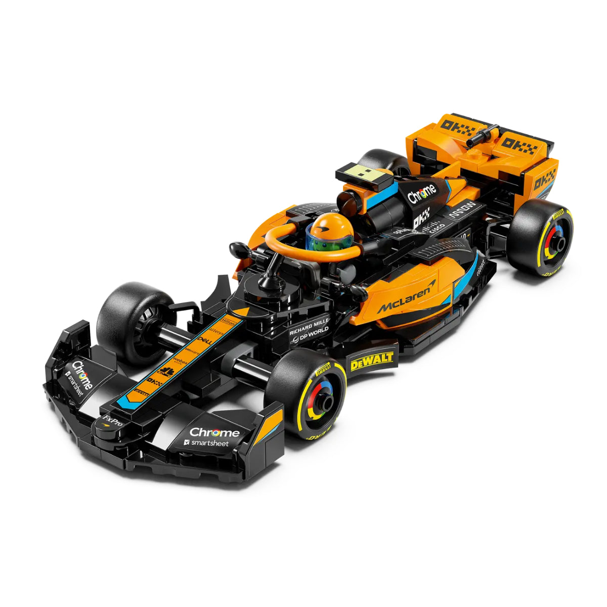 LEGO Speed Champions 2023 McLaren Formula 1 Race Car Building Toy Set (245-Pieces)