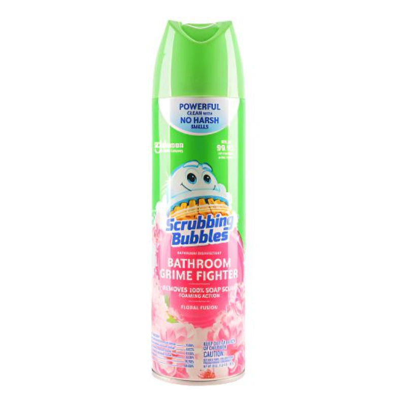 Scrubbing Bubbles 20 oz Bathroom Grime Fighter Floral Aerosol Cleaner