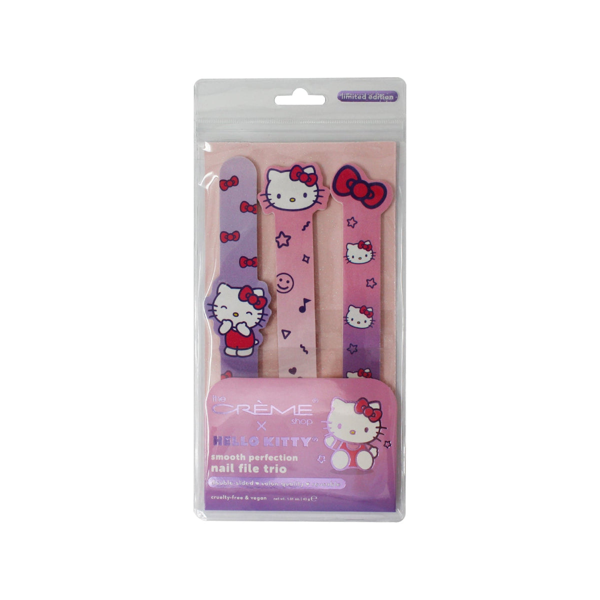 The CrΓΒ¨me Shop x Hello Kitty Smooth Perfection Nail Files (3-Pieces)