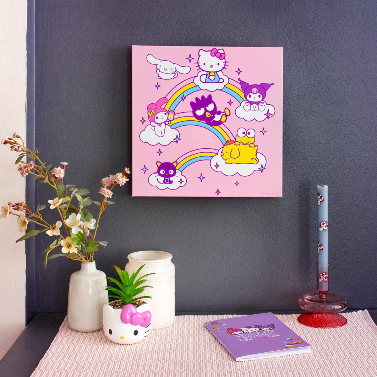 Sanrio Hello Kitty and Friends Rainbows Wall Art
