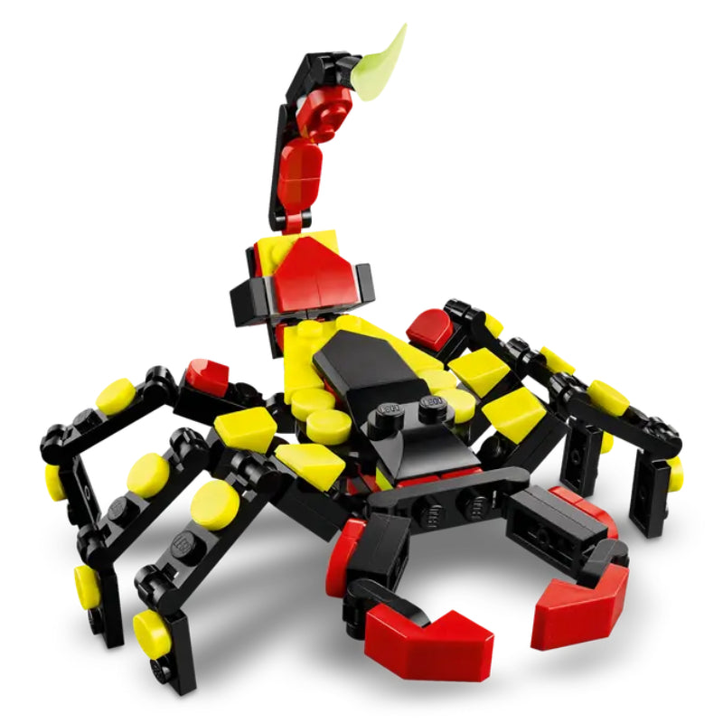 LEGO Creator 3-in-1 Wild Animals Surprising Spider Building Toy Set (153-Pieces)