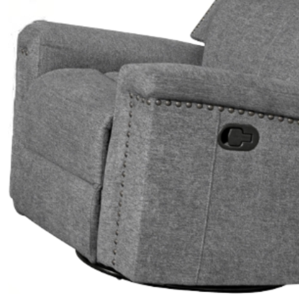 Ingram 42" Reclining Chair by Best Home - Gray