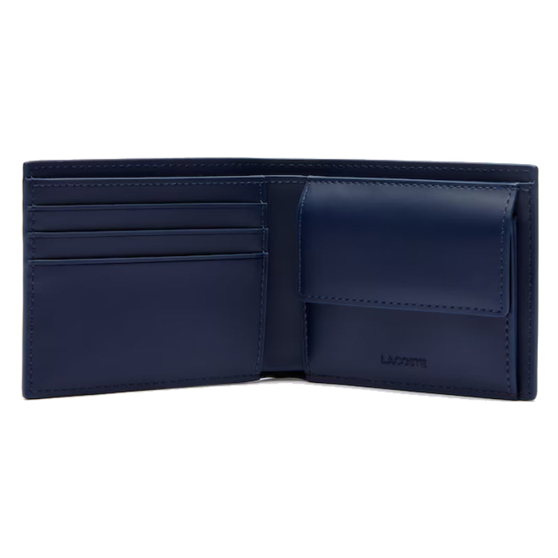 Lacoste The Blend Medium Bi-Fold Wallet - Blue
