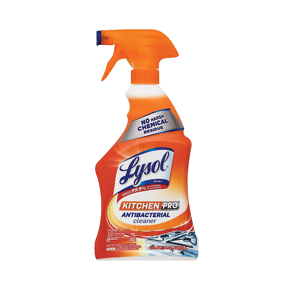 Lysol 22 oz Kitchen Pro Antibacterial Cleaner Spray