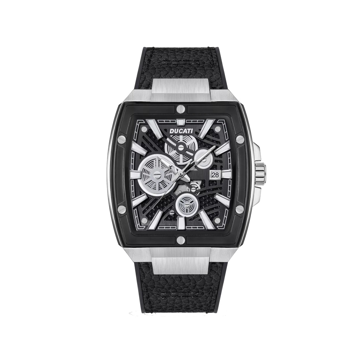 Ducati Men's 40mm Analog Strap Watch - Black