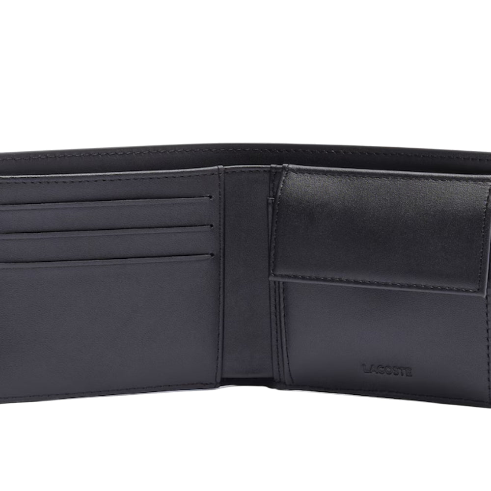 Lacoste FG Billfold Wallet with Keychain - Black