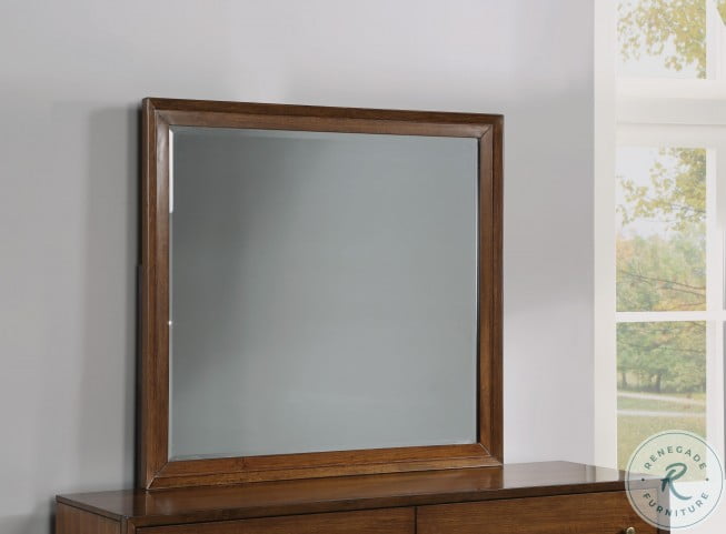 Ludwig 41" Mirror by Flexsteel - Walnut
