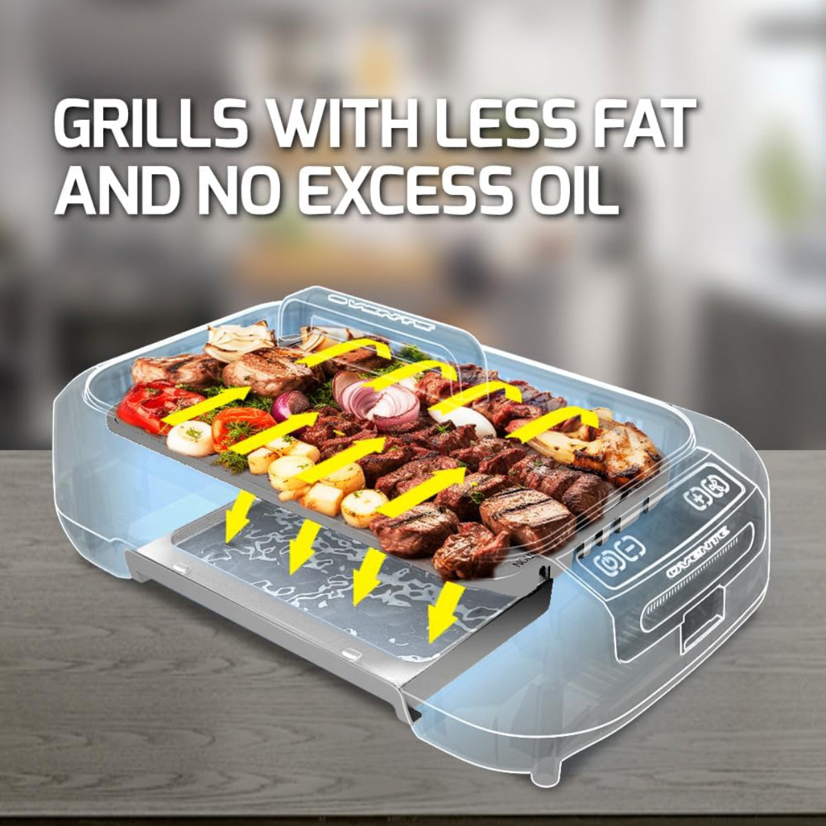 Ovente SGR85B Indoor Electric Grill - Black