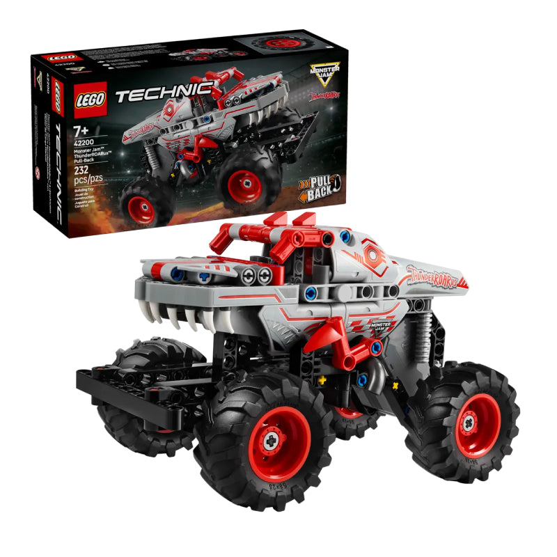 LEGO Technic Monster Jam ThunderROARus Pull-Back Building Toy (232-Pieces)
