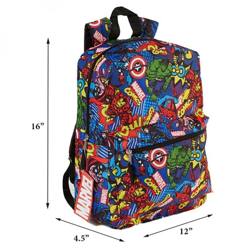 Ralme 16" Marvel Avengers All Over Print Backpack