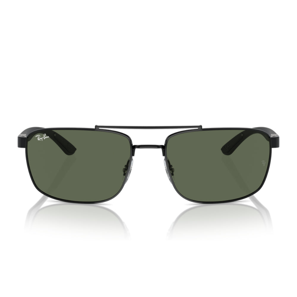 Ray-Ban RB373760002/ Unisex Rectangle Solid Color Sunglasses