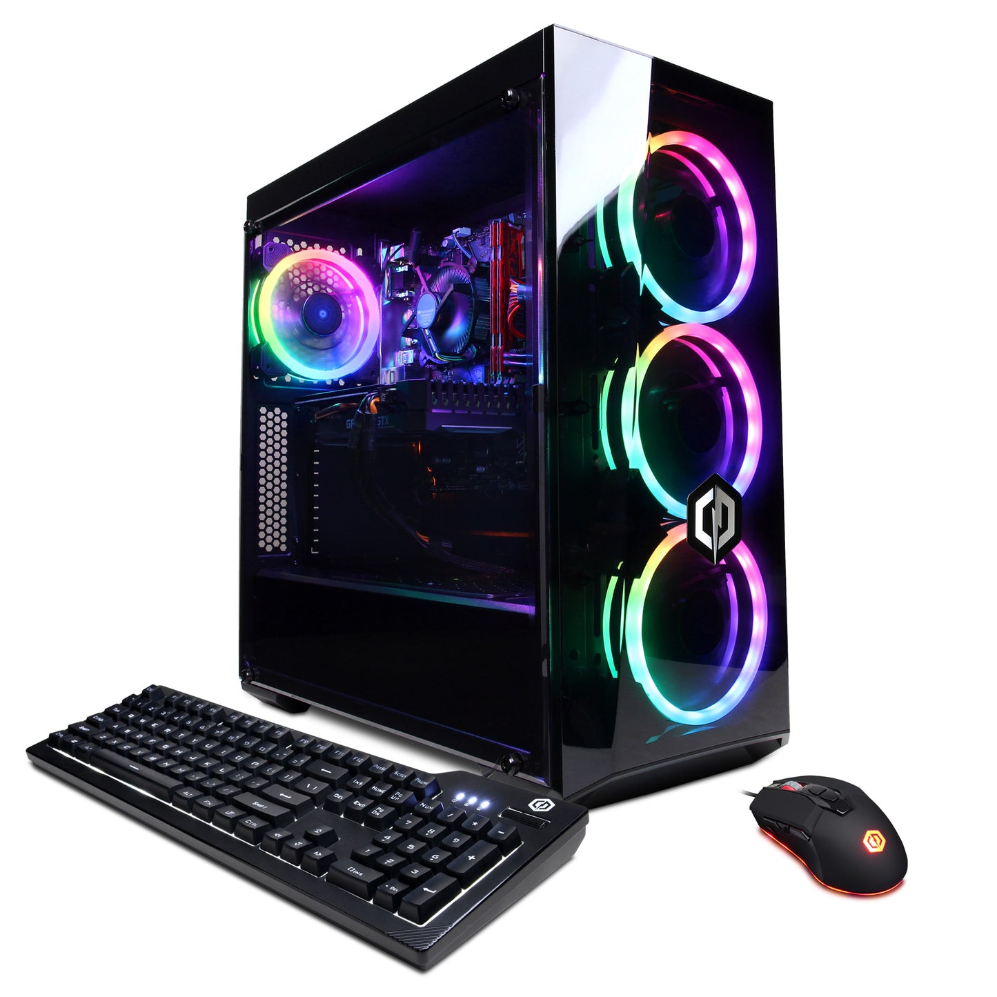 Cyber Power PC GXI11140CPV7 Gamer Xtreme Gaming Desktop - i5-11600KF with 16GB Memory - 1TB SSD - Black