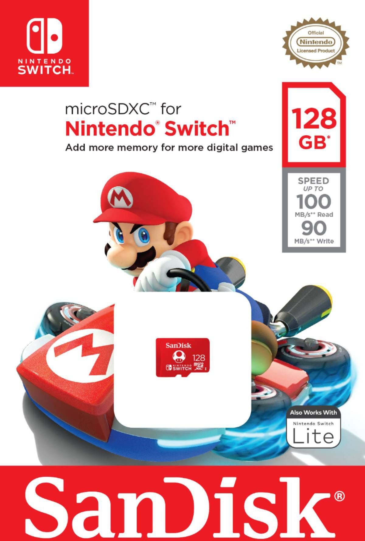 Switch Sandisk 128GB Switch Memory Card
