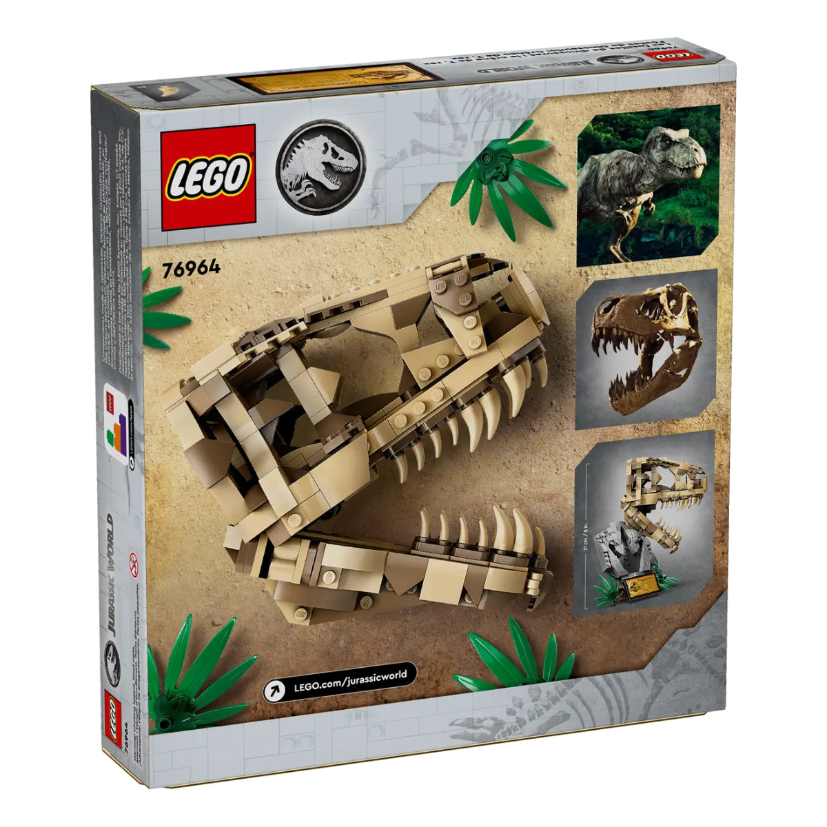 LEGO Jurassic World Dinosaur Fossils T. Rex Skull Building Toy (577-Pieces)