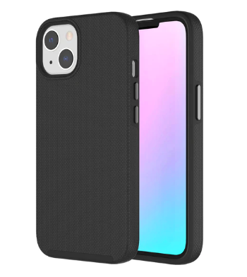 Funda antigolpes de doble capa Axessorize PROTech con MagSafe para Apple iPhone 13 Mini - Negro