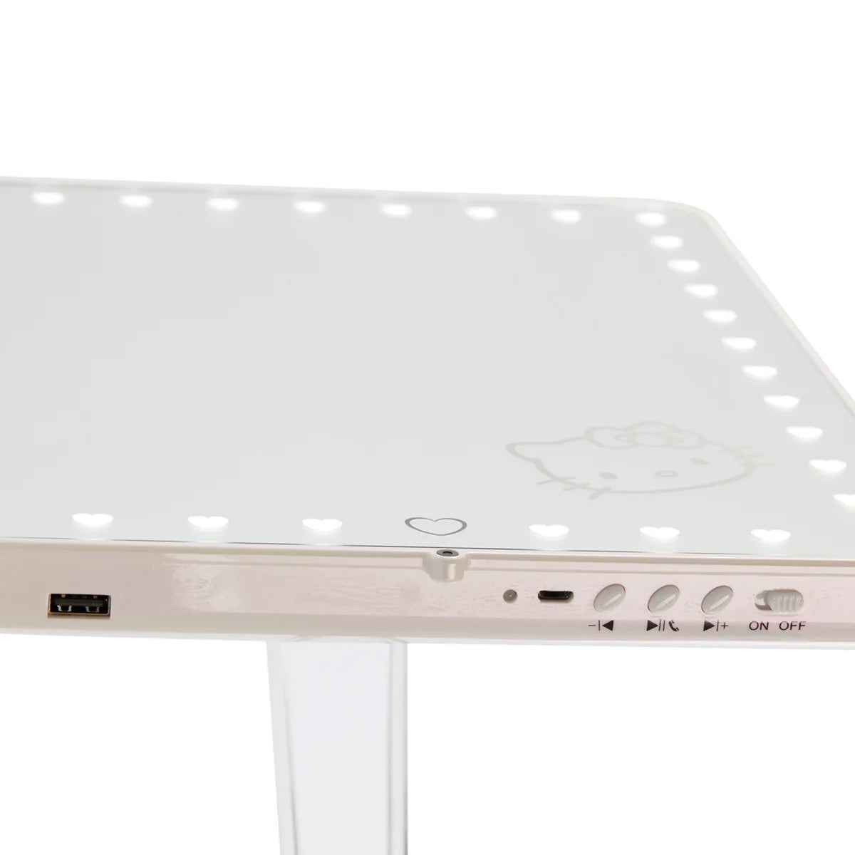 Impressions Vanity Hello Kitty Touch Pro LED Makeup Mirror - Pearl White